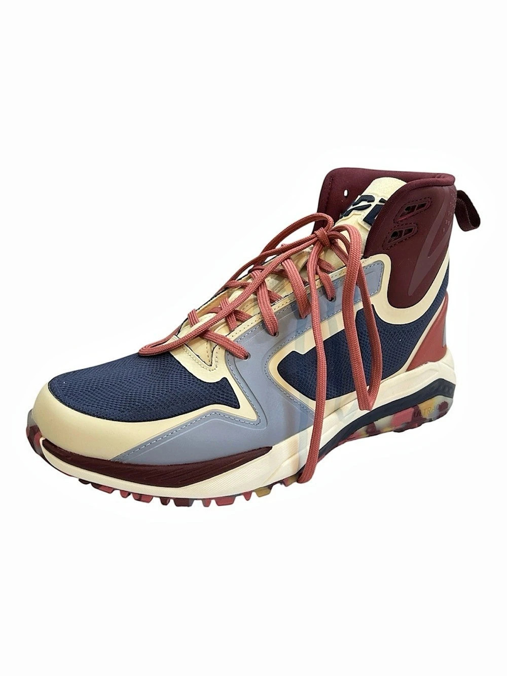 NIB APL TechLoom Defender Navy Alabaster Burgundy High Top Waterproof Sneaker 11